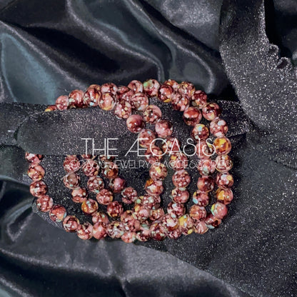 ÆOASIS Watercolour Acrylic Beaded Bracelets