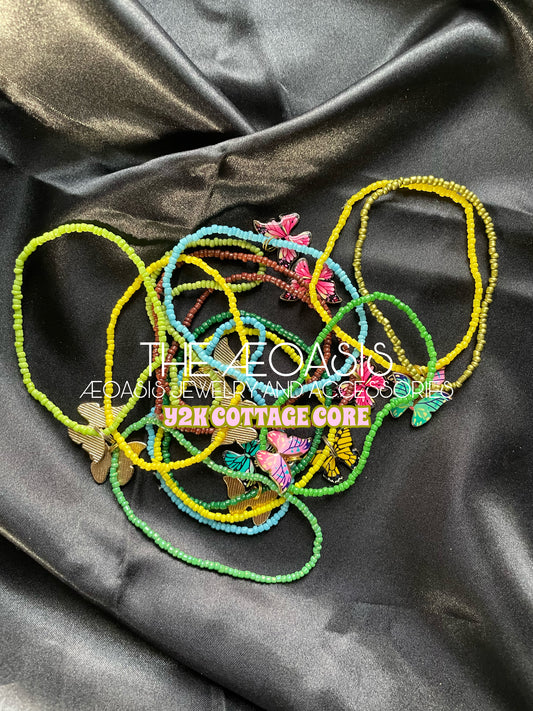 Y2K Cottage Core Seed Beaded Bracelets