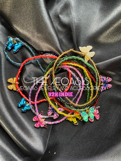 Y2K Indie Seed Beaded Bracelets
