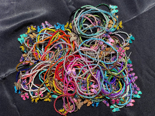 ÆOASIS Seed Beaded Bracelets