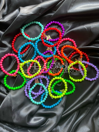 ÆOASIS Neon Beaded Bracelets